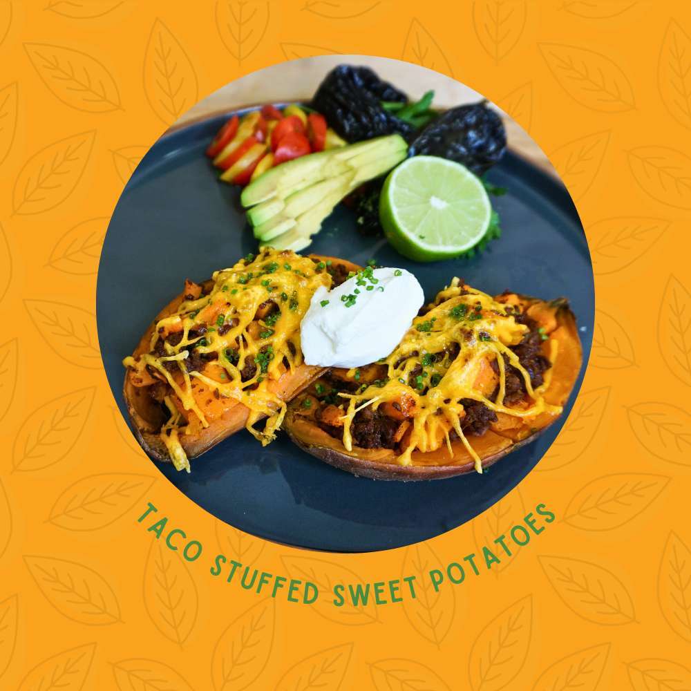 Taco Stuffed Sweet Potatoes